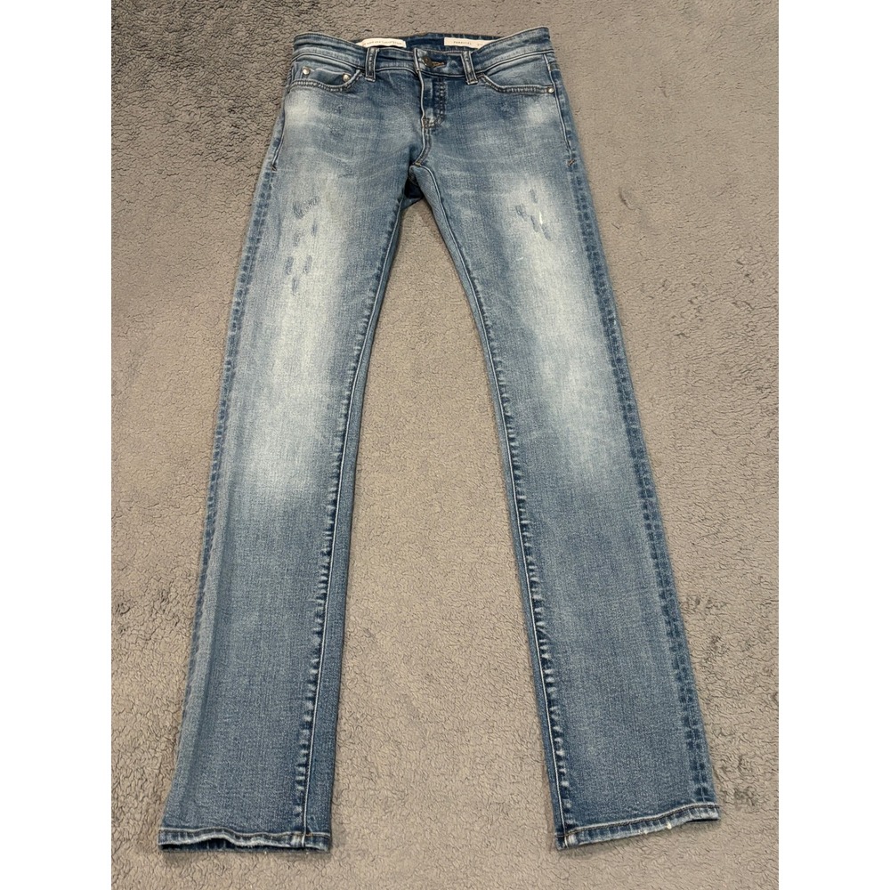 Pilcro and the Letterpress Parallel Straight Leg Jeans Medium Wash Size 26